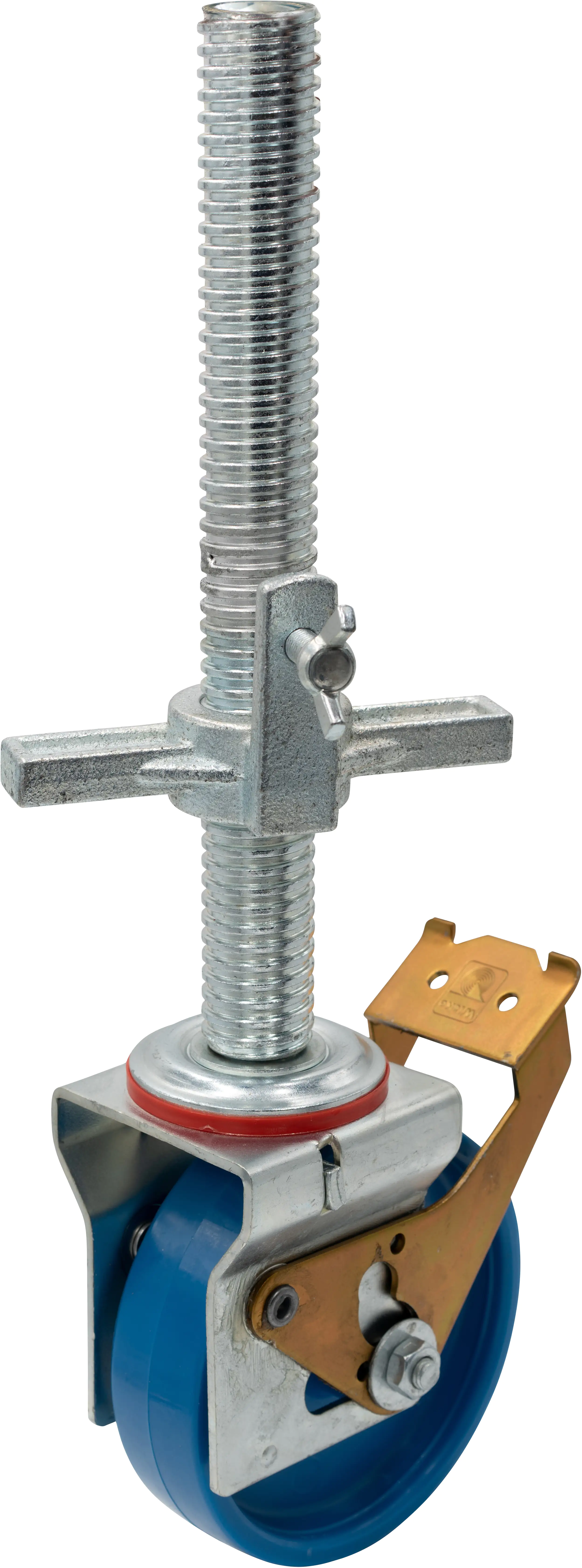 Krause Fahrrollenset 150 mm höhenverstellbar - 4 Stück