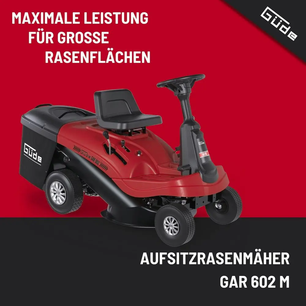 Güde Aufsitzrasenmäher GAR 602 M
