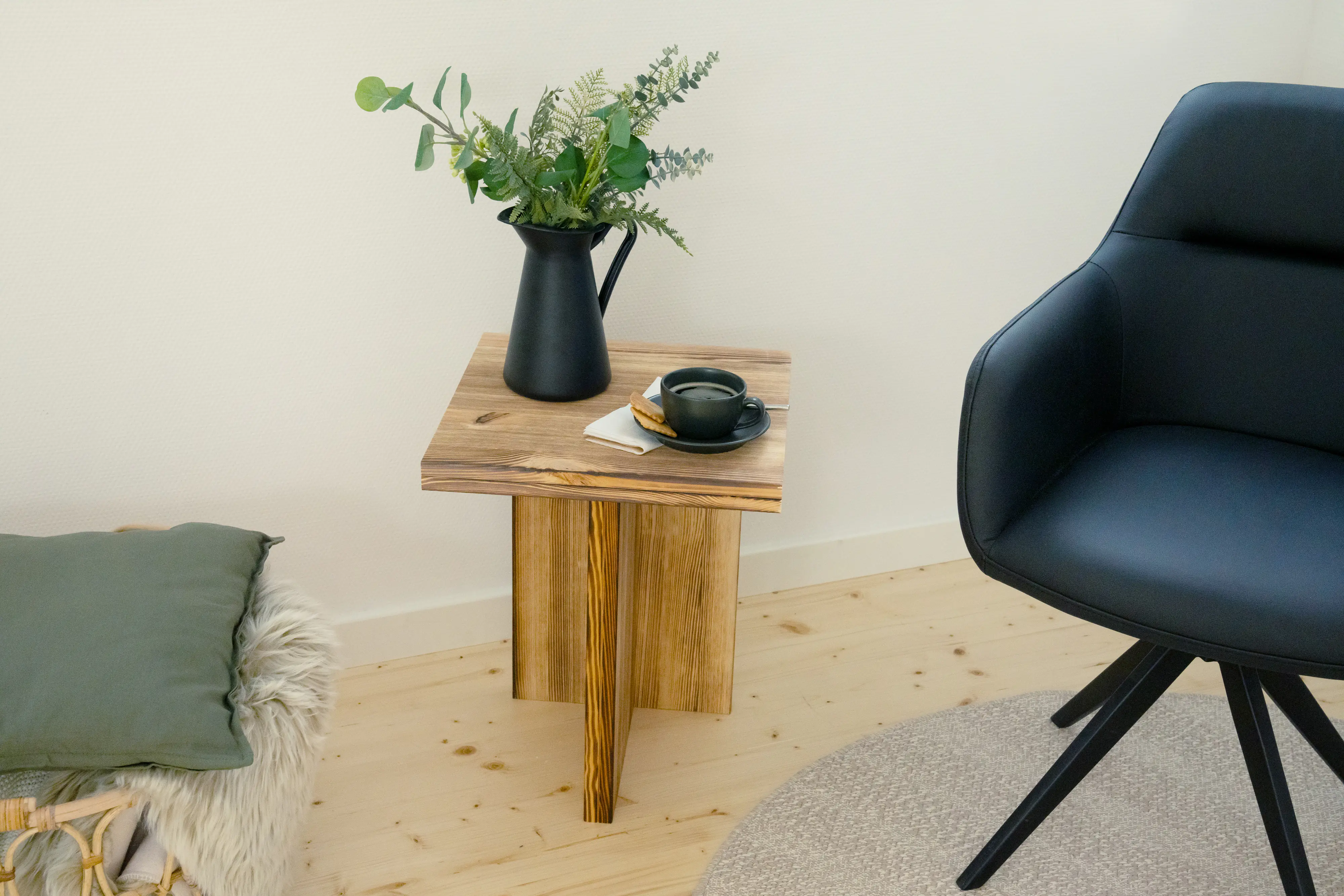 Rettenmeier Leimholzplatte geflammt 80 x 20 x 1,8 cm