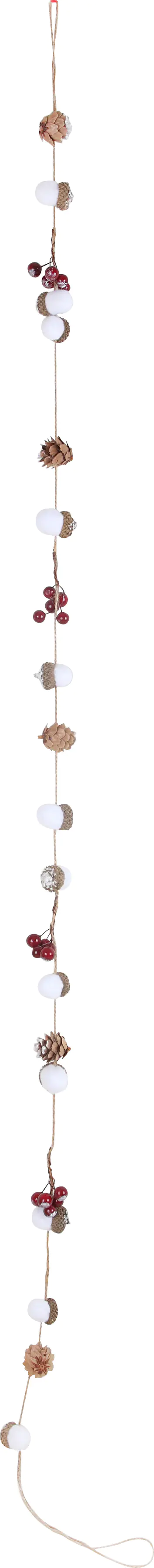 TrendLine Zapfenkette aus Holz  130 cm 