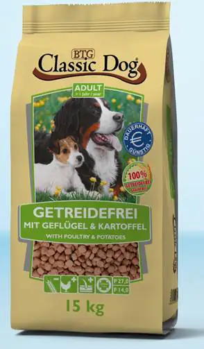 Classic Dog getreidefrei Geflügel und Kartoffel 15kg Adult