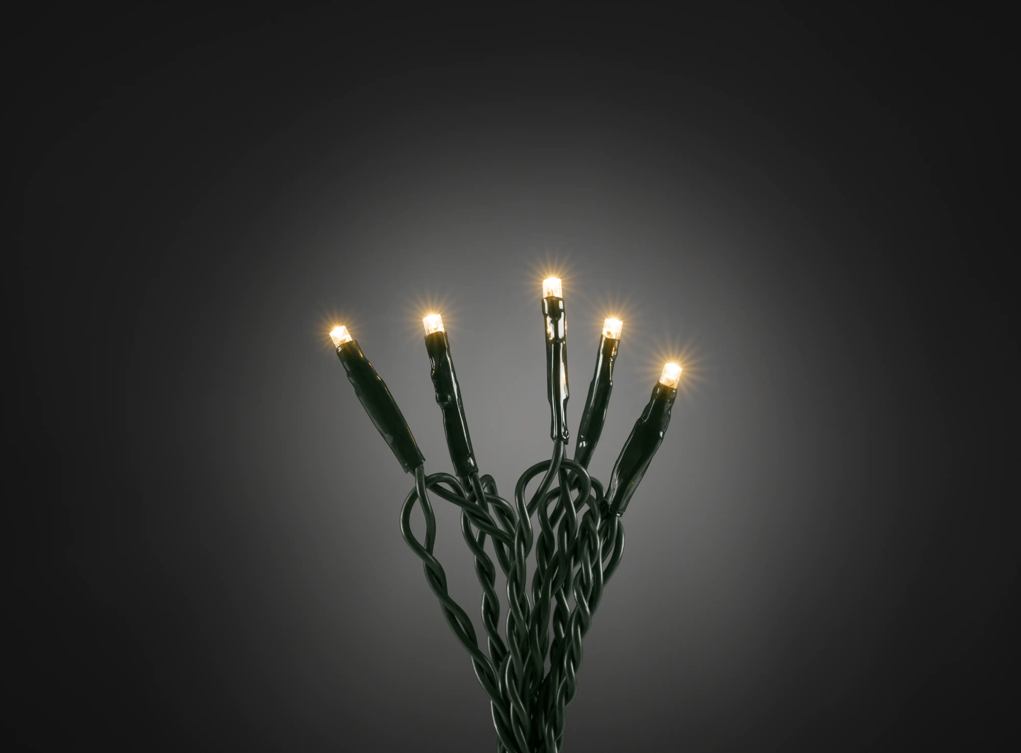 Konstsmide LED Microlichterkette 50 LED 50 LED, bernstein