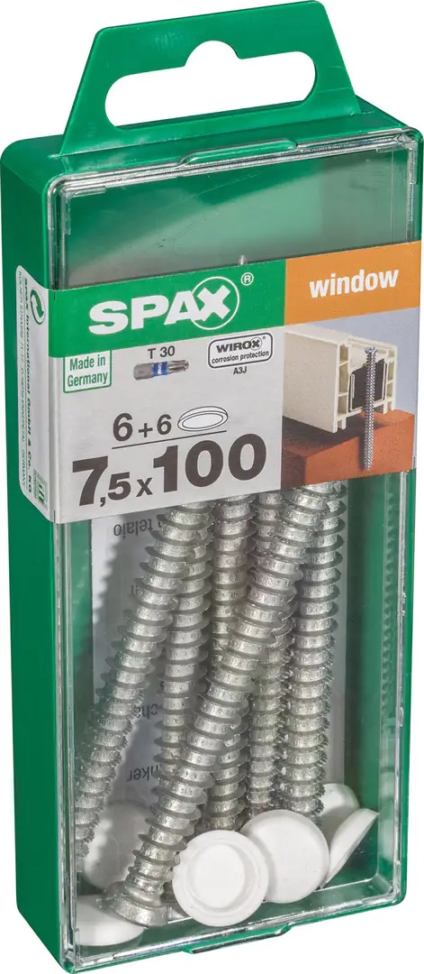 Spax Rahmenanker 7.5 x 100 mm TX 30 - 6 Stk. Spax Rahmenanker 7.5 x 100 mm TX 30 - 6 Stk.