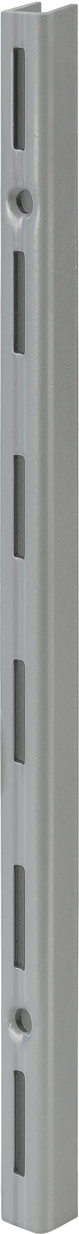 TrendLine Wandschiene 1-reihig grau 150 x 1,5 cm