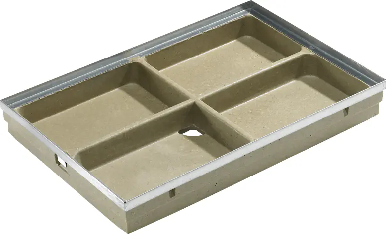 ACO Bodenwanne Vario Polymerbeton 75 x 50 cm inkl. Stahlzarge