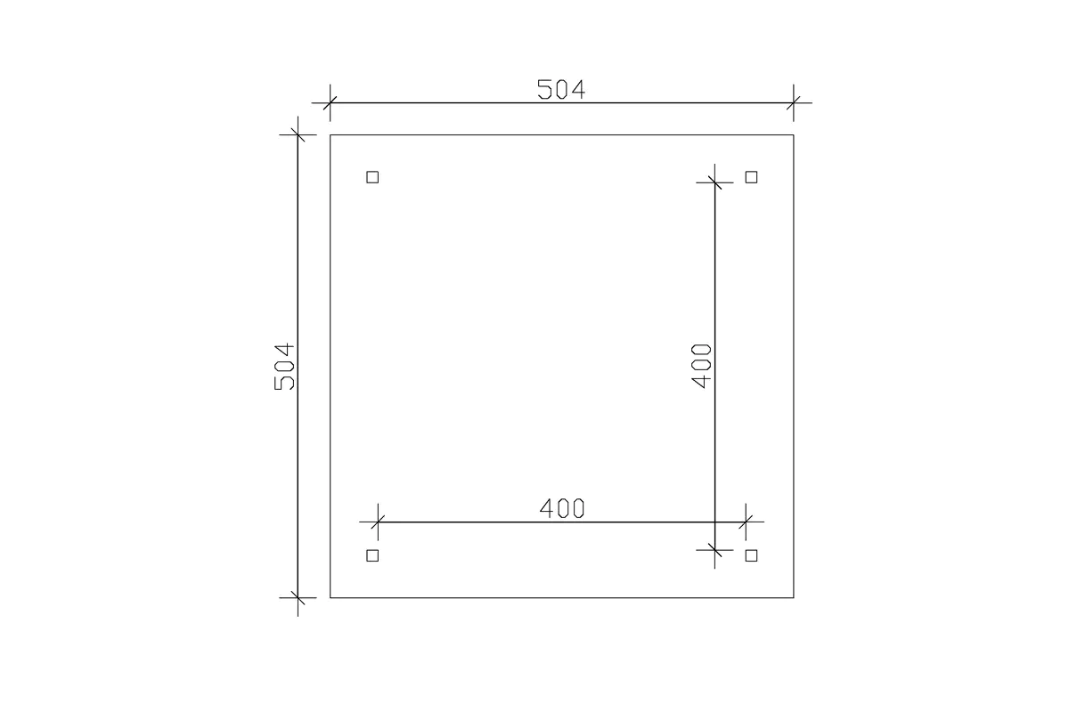 SKAN HOLZ Pavillon Cannes 3 Leimholz, natur