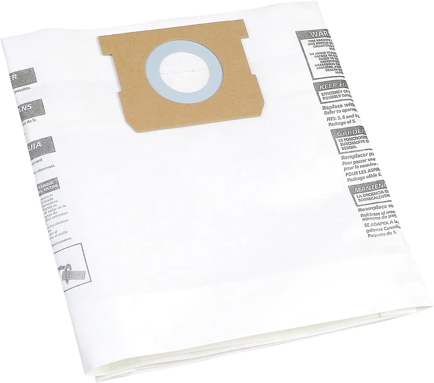 Shop Vac Staubbeutel - Papierbeutel für Shop Vac 20 / 30 l Shop Vac Staubbeutel - Papierbeutel für Shop Vac 20 / 30 l