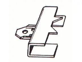 Profilbrettkralle C3 - 250 Stück