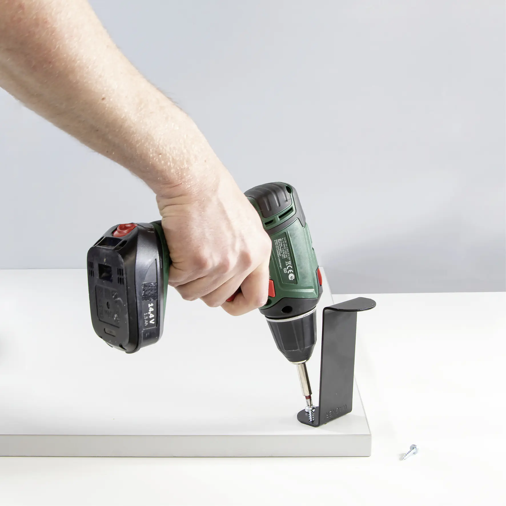 Wagner Möbelfuß ST 0120 Stahl 12 x 5 cm schwarz matt - 1 Stück