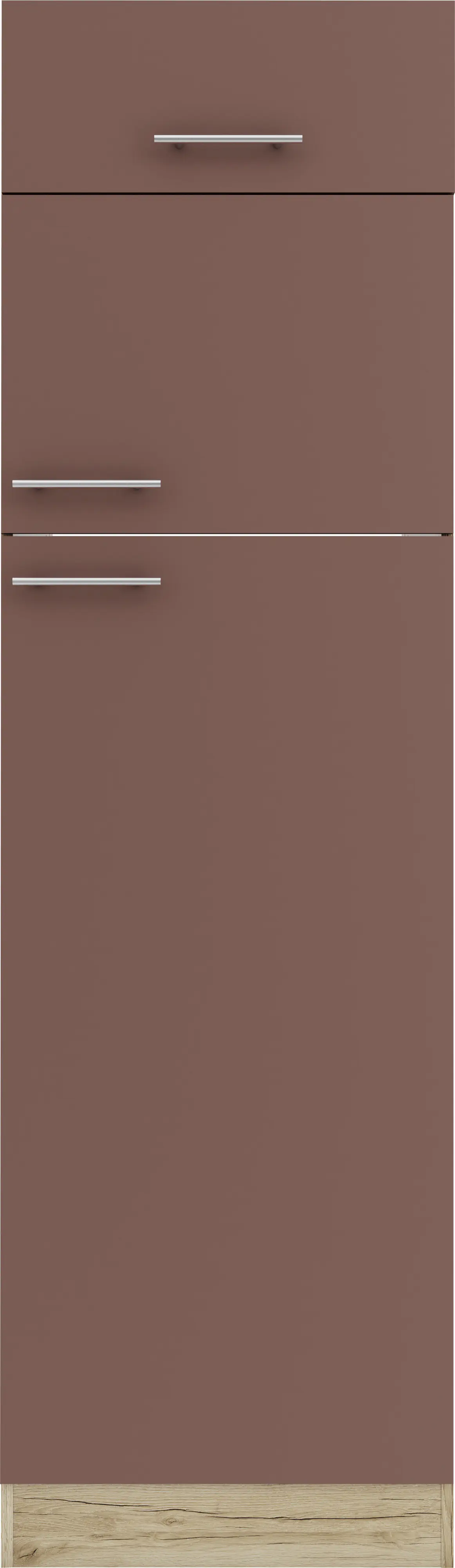 Optifit Hochschrank Bari 407 rostrot/eiche 60 cm