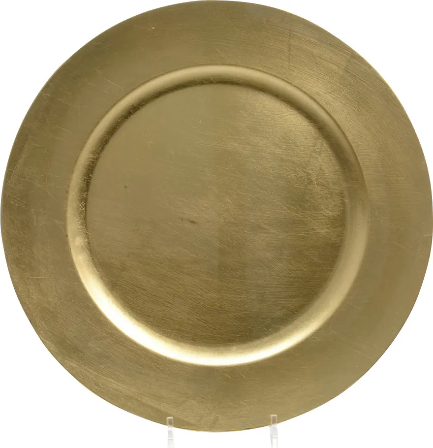 Kaemingk Kunststoffteller gold Ø 33 cm Kaemingk Kunststoffteller gold Ø 33 cm