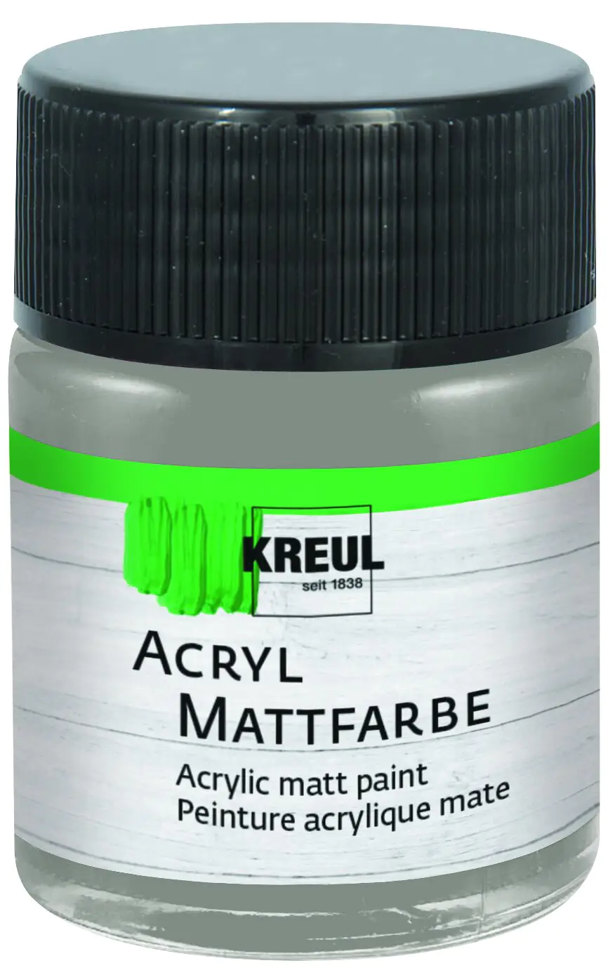 Kreul Acryl Mattfarbe blaugrau 50 ml