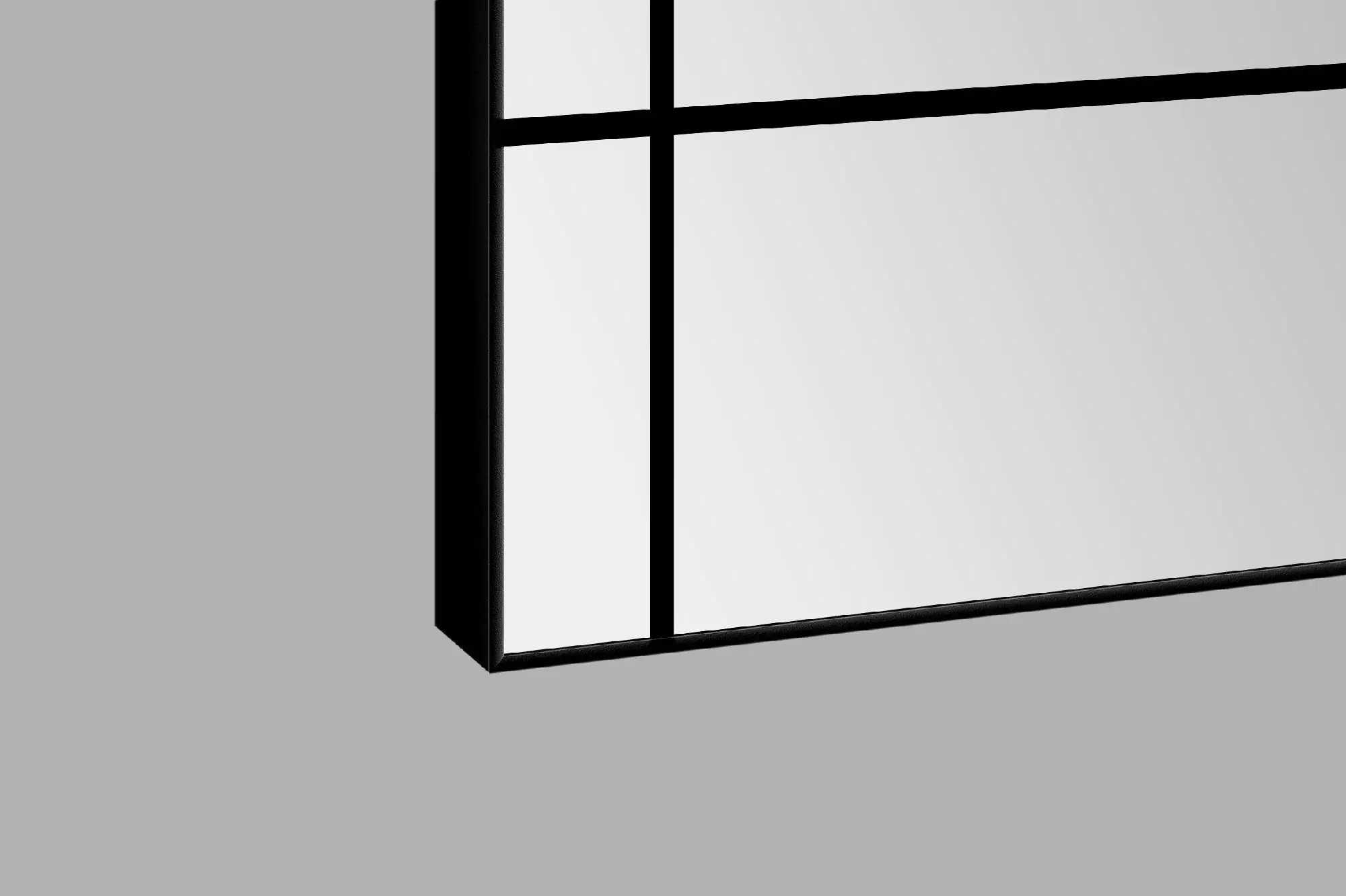 DSK Design Spiegel Black Loftstyle 60x120 cm, schwarz