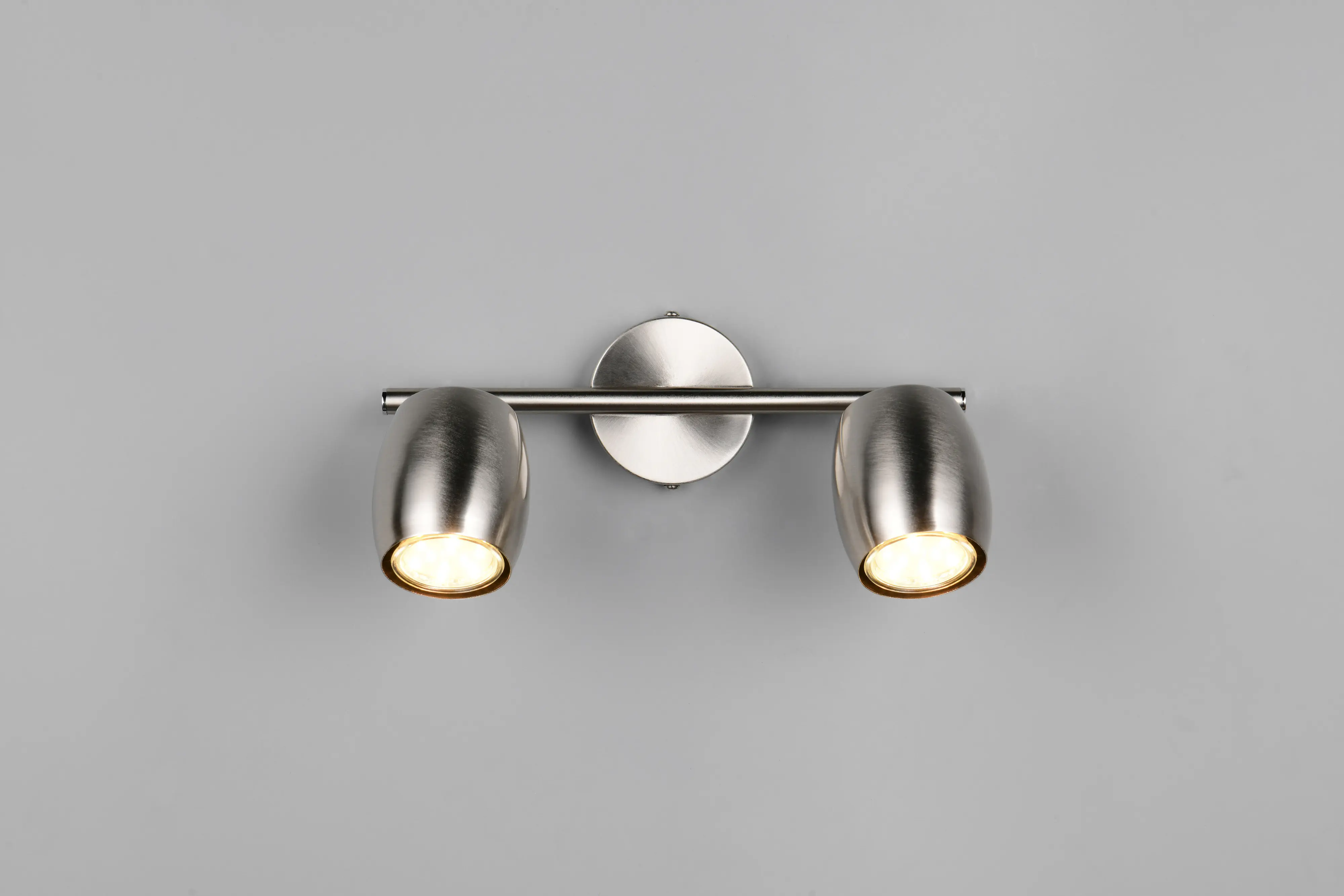 Reality Deckenstrahler 2er Spot Nancy GU10 nickel matt