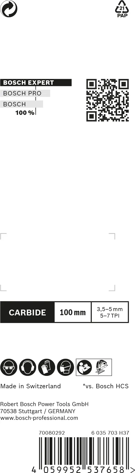 Bosch Stichsägeblätter Expert Hardwood Fast T 144 DHM 3 Stück Bosch Stichsägeblätter Expert Hardwood Fast T 144 DHM 3 Stück