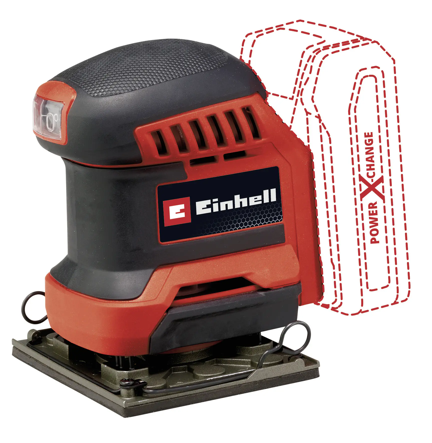 Einhell Expert Akku-Faustschleifer TE-OS 18/113 3X Li Solo Einhell Expert Akku-Faustschleifer TE-OS 18/113 3X Li Solo