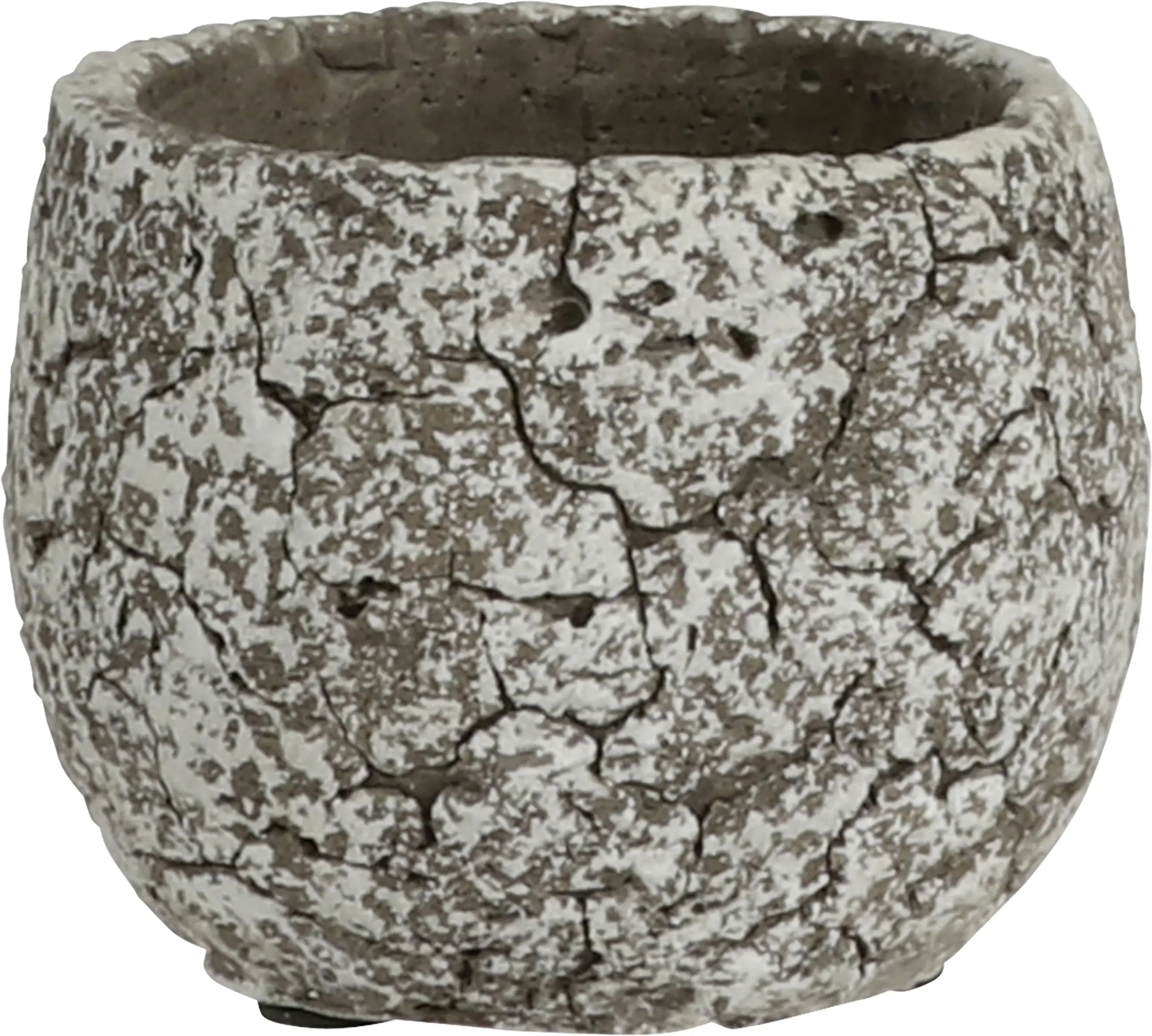 Mica Decorations Übertopf Keramik Thomas offwhite Ø 8 x 7 cm