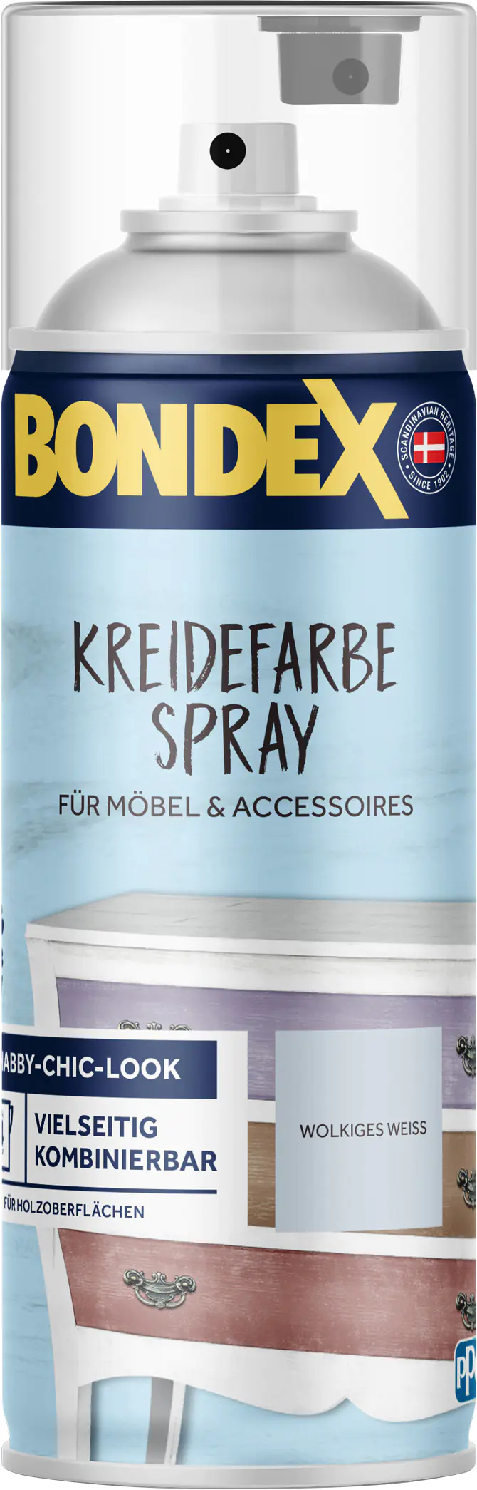 Bondex Kreidefarbe Spray 400 ml wolkiges weisß Bondex Kreidefarbe Spray 400 ml wolkiges weisß