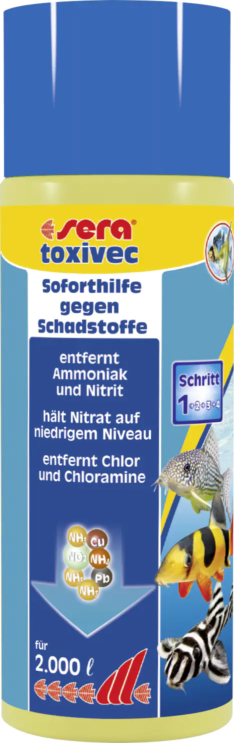 Sera Aquariumwasseraufbereiter toxivec 500 ml