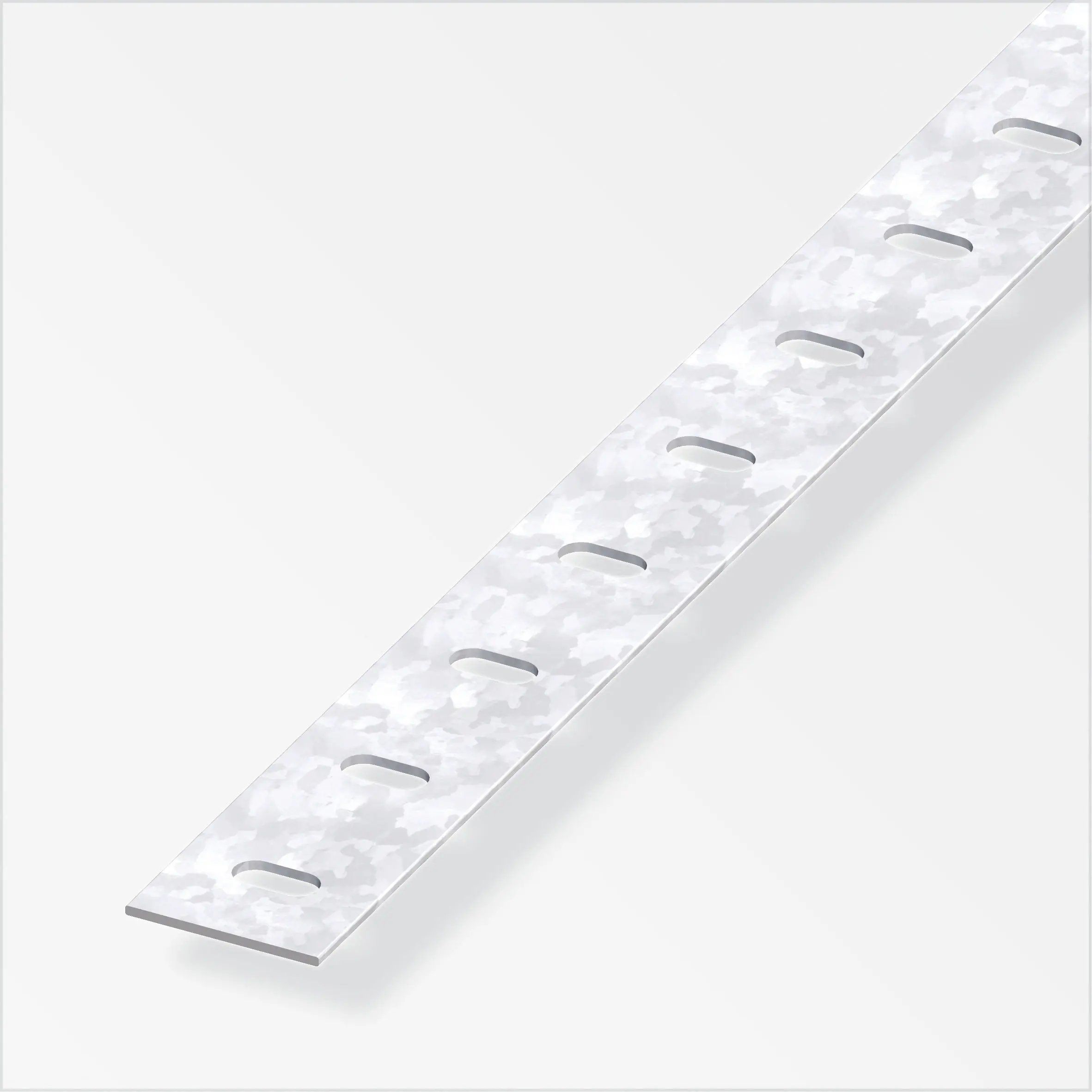 alfer Flachprofil Stahl verzinkt gelocht