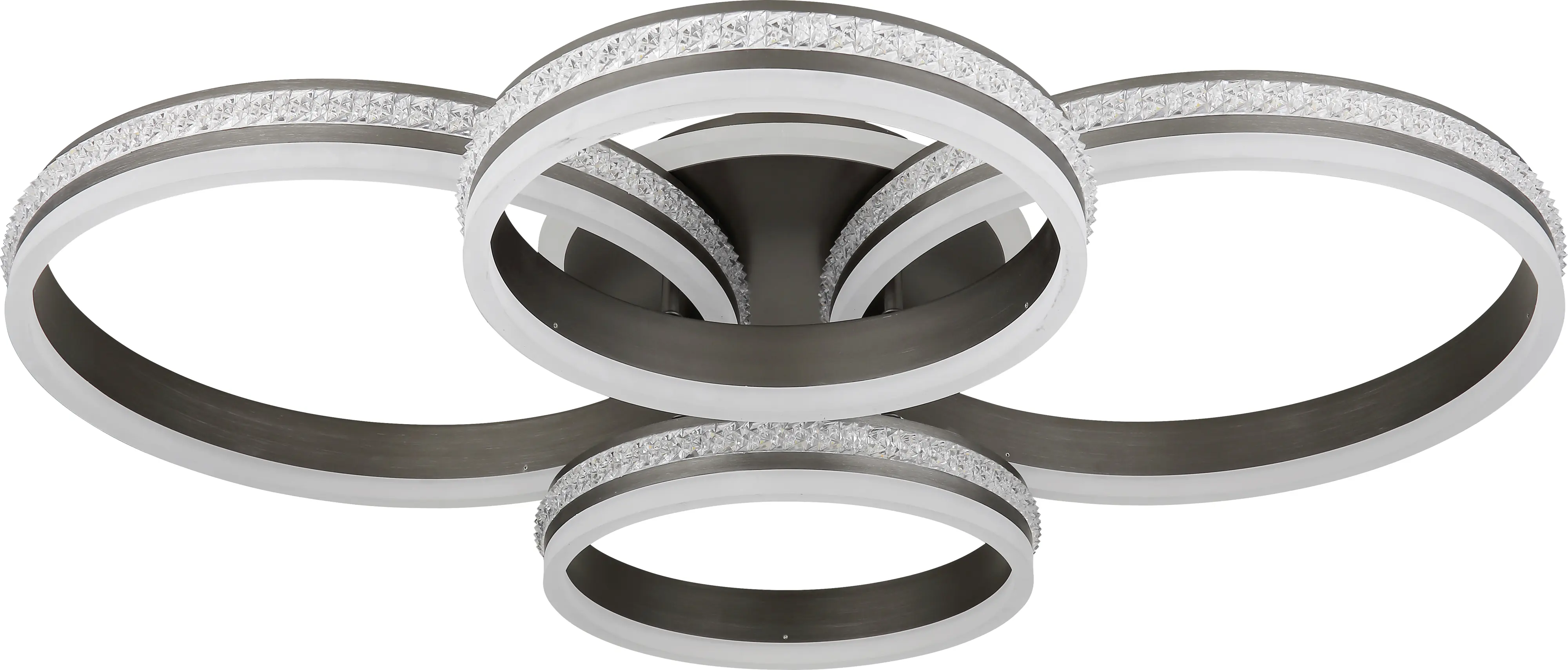 Globo LED-Deckenleuchte GROUNI 4 Ringe