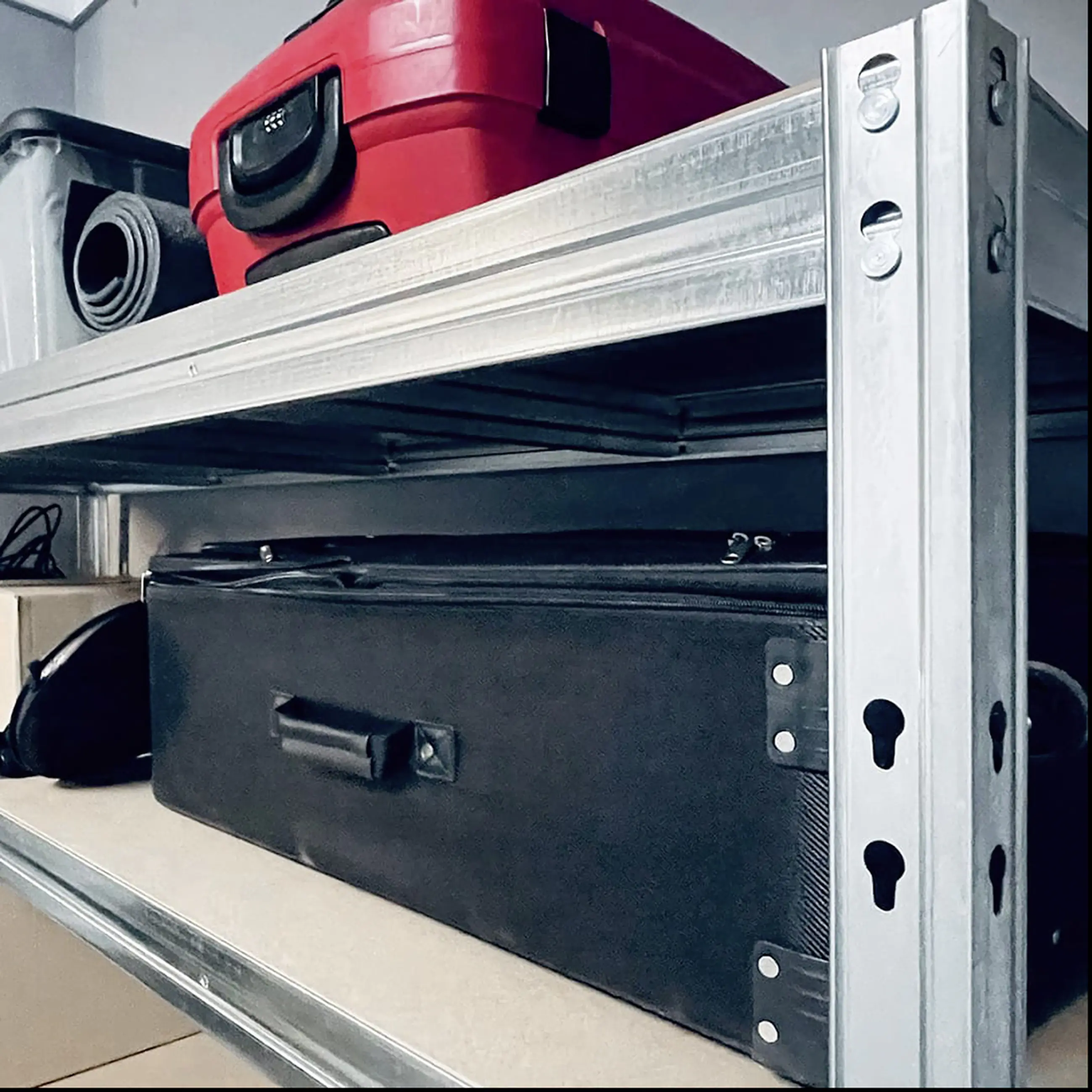 Ar Shelving Schwerlastregal Bullrack Rivet verzinkt 200 x 180 cm 4 Böden 2400 kg