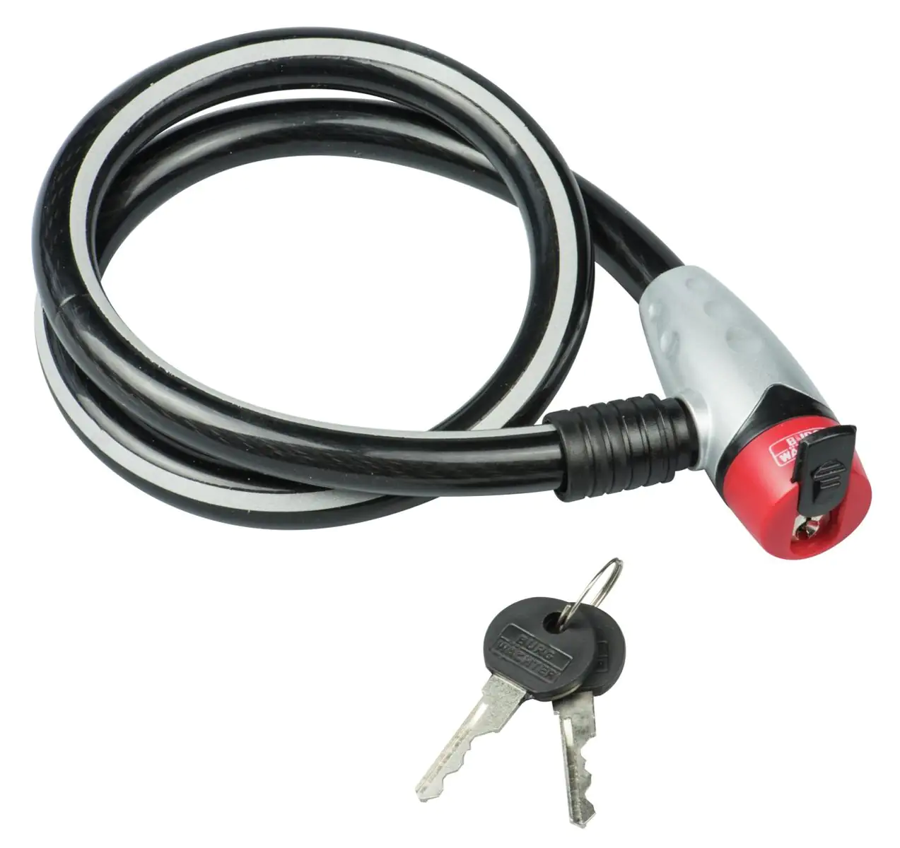 4003482341001 Burg Wächter Seilschloss 800mm Ø15mm schwarz