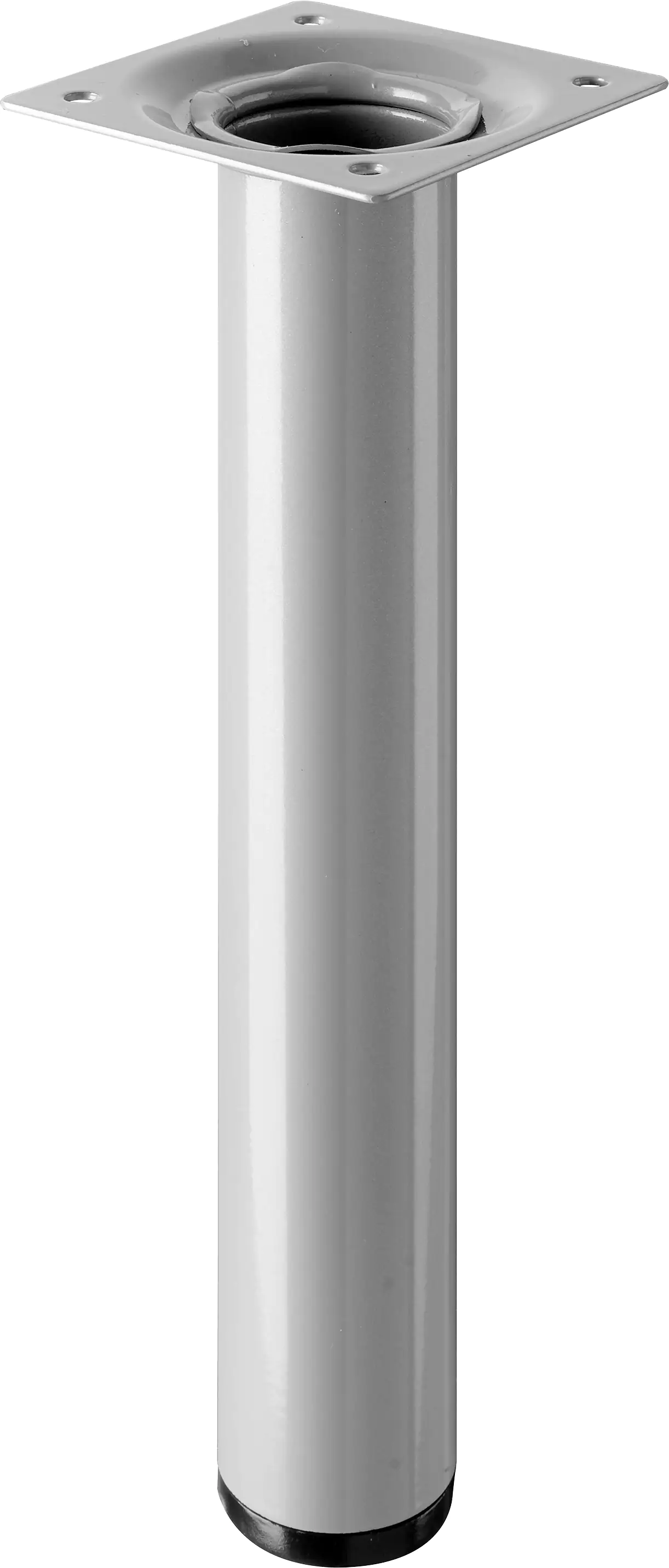 Hettich Tischbein 3,0 x 20 cm Stahl Aluminium-Optik - 1 Stück