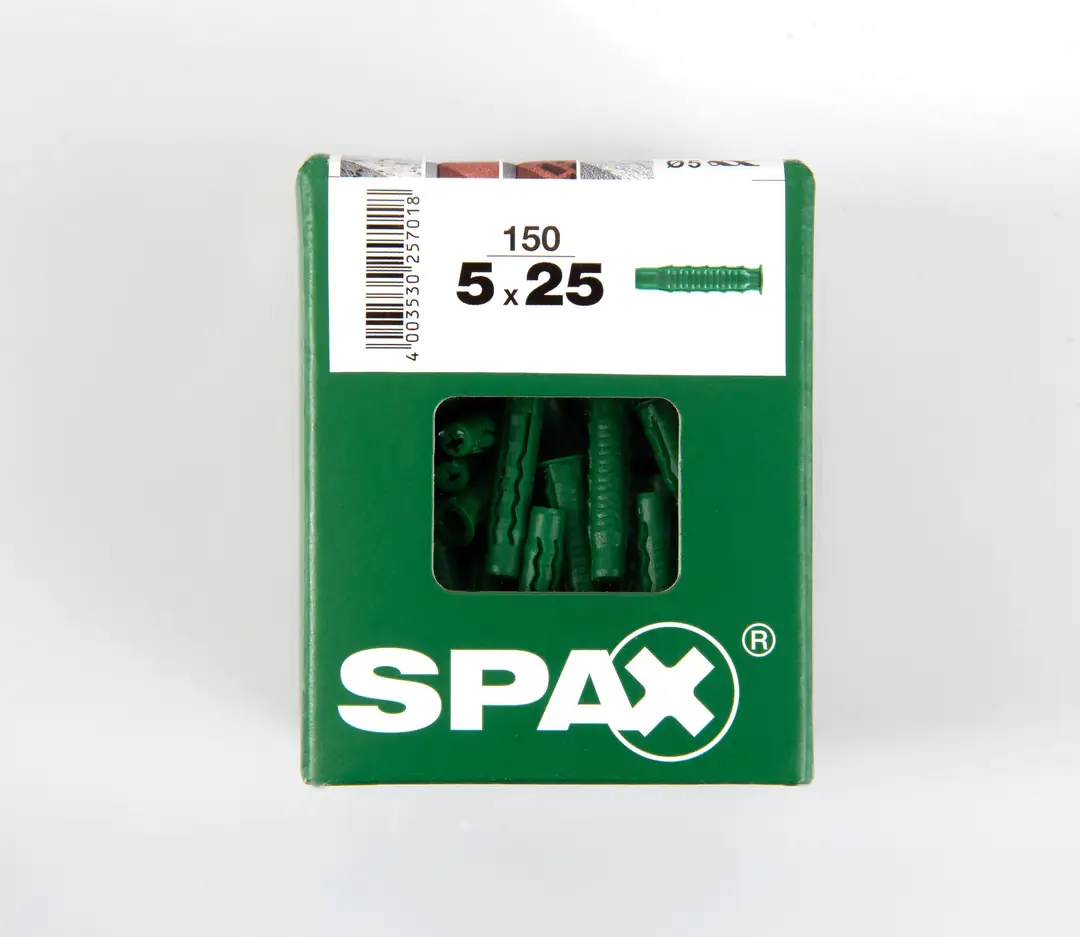 Spax Spreizdübel 5.0 x 25 mm - 150 Stück