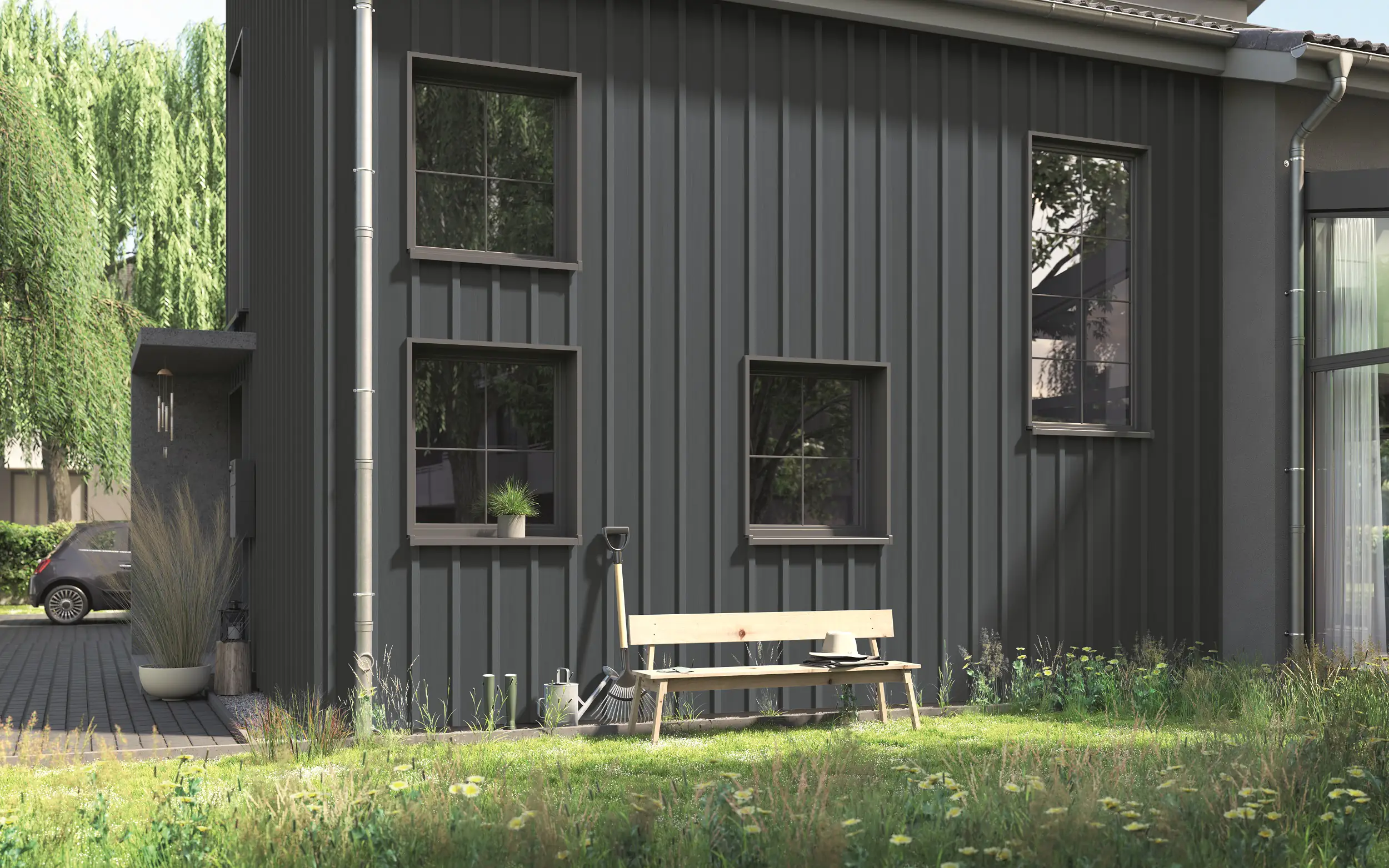 Alpina Wetterschutzfarbe 2,5 L basaltgrau