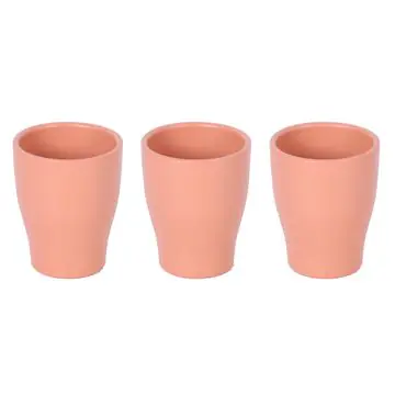 Übertopf Carly Ø 7 x 10 cm toscane orange matt