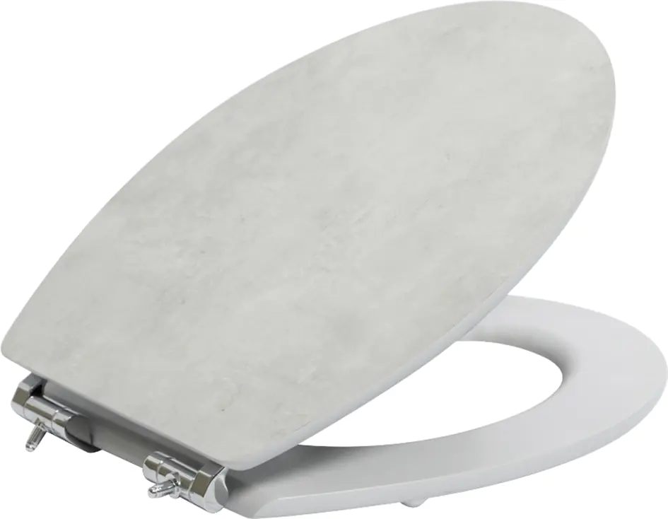 Duschwell MDF WC-Sitz Melamine Granitgrau