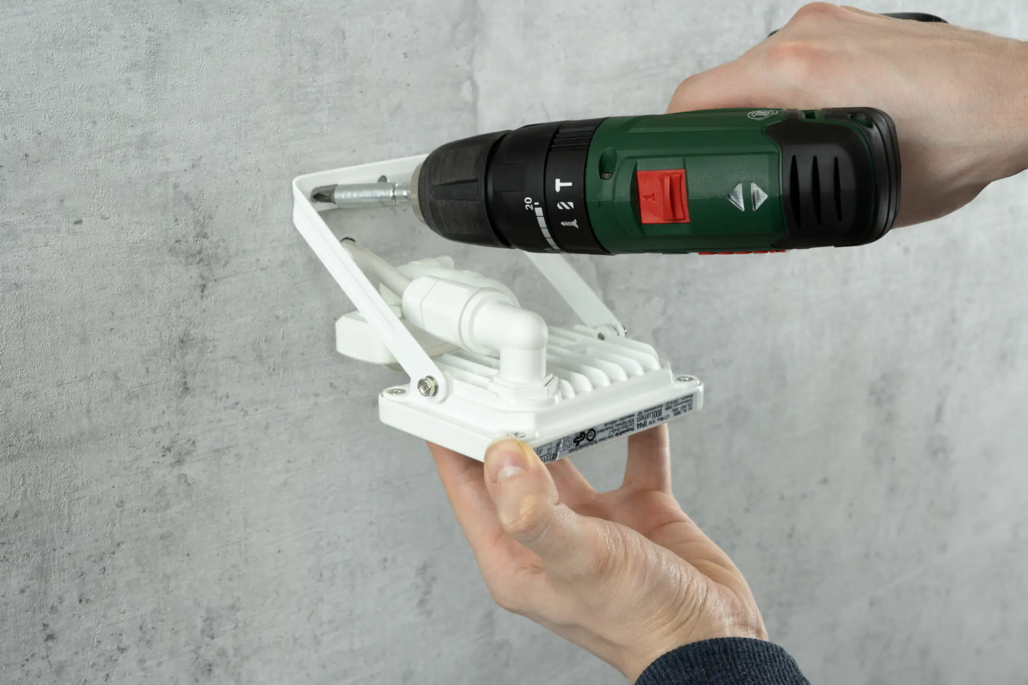 UniTec LED Strahler weiß mit Bewegungsmelder 21 W 2550 lm
