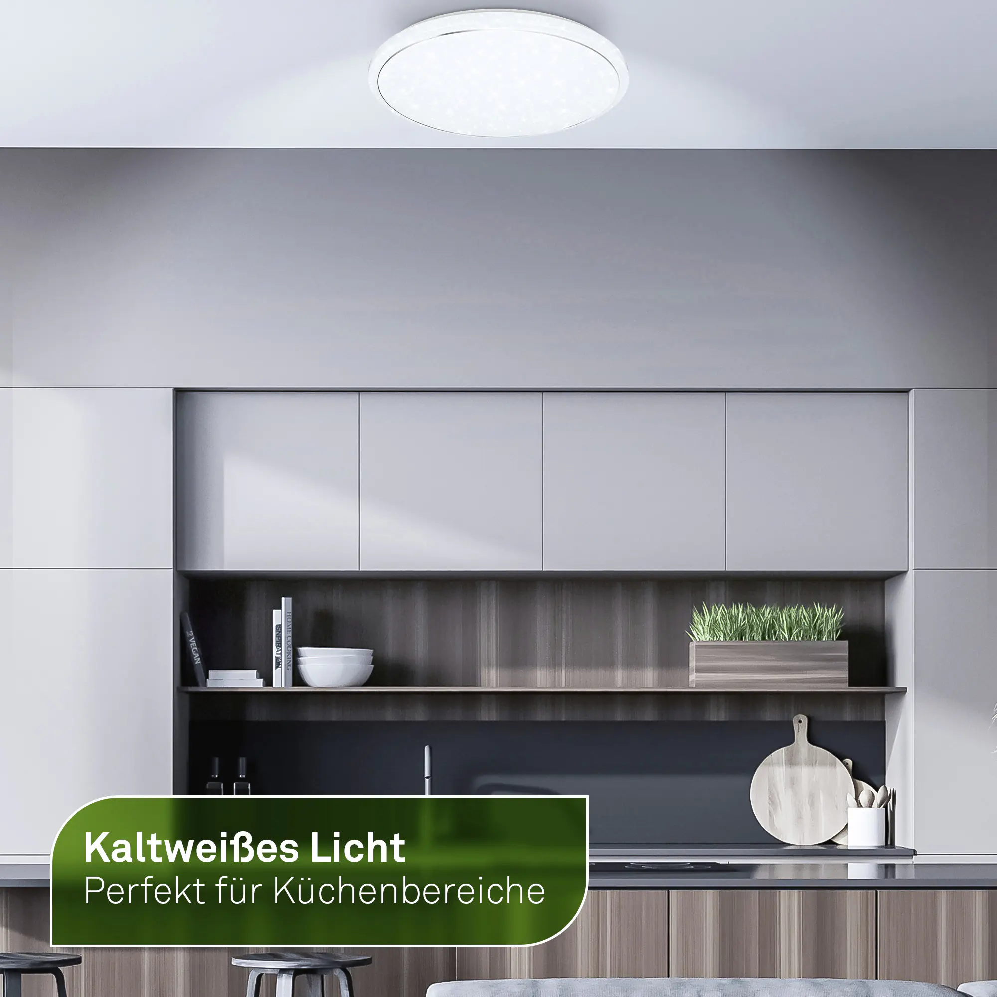 Briloner LED-Deckenleuchte Star Ø 48,5 cm weiß matt warmweiß-kaltweiß