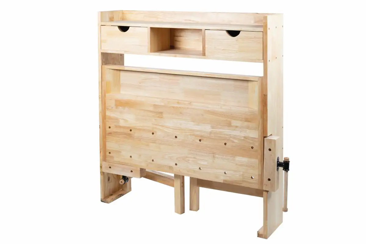 9120039900223_4 Holzmann Hobelbank WB123A inkl. 4 Metallbankhaken Ø 16 mm