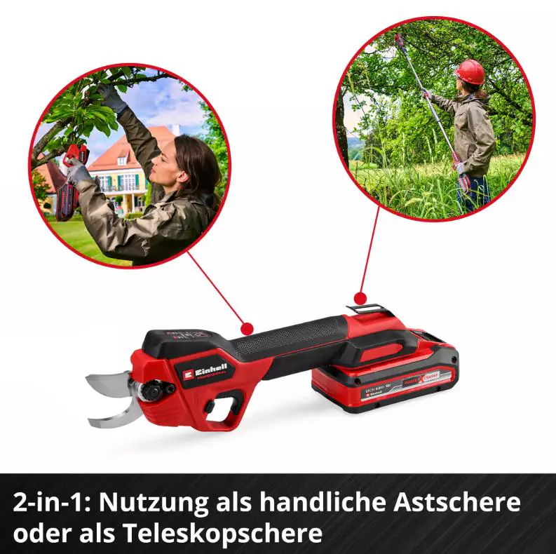 Einhell Akku-Astschere PROFESSIONAL GP-LS 18/28 Li T BL-Solo