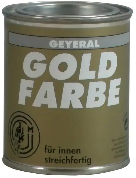 Goldfarbe 125 ml gold metallisch glänzend