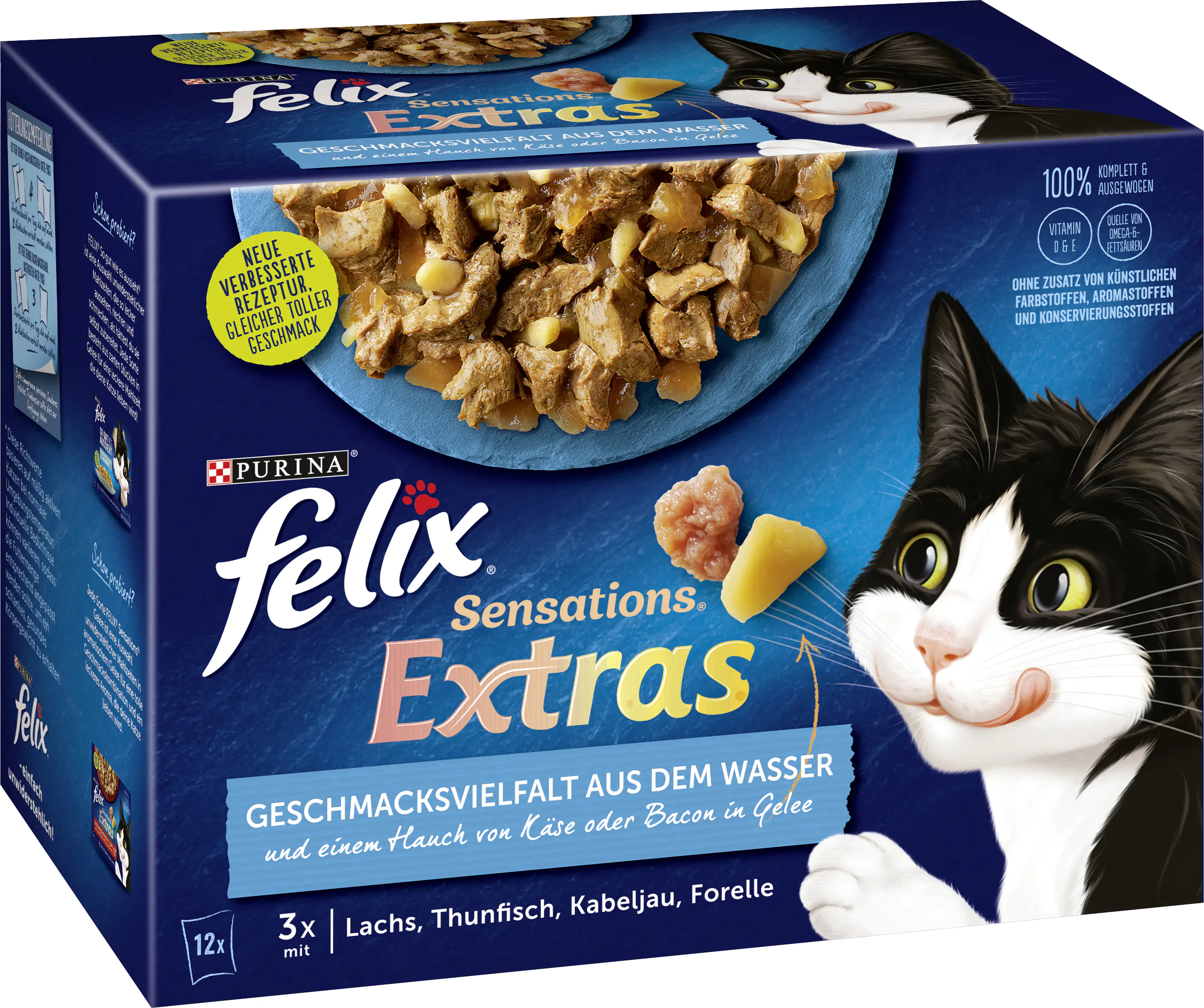 7613036893527_2320098 Felix Katzennassfutter Geschmacksvielfalt aus dem Wasser