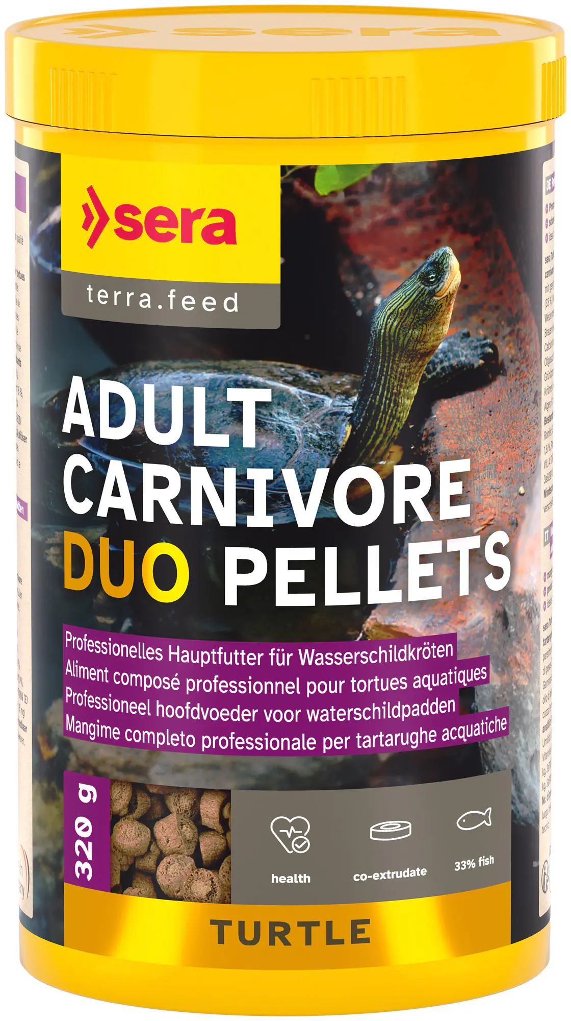 Sera Schildkrötenfutter Reptil Professional Carnivor Nature 1 L