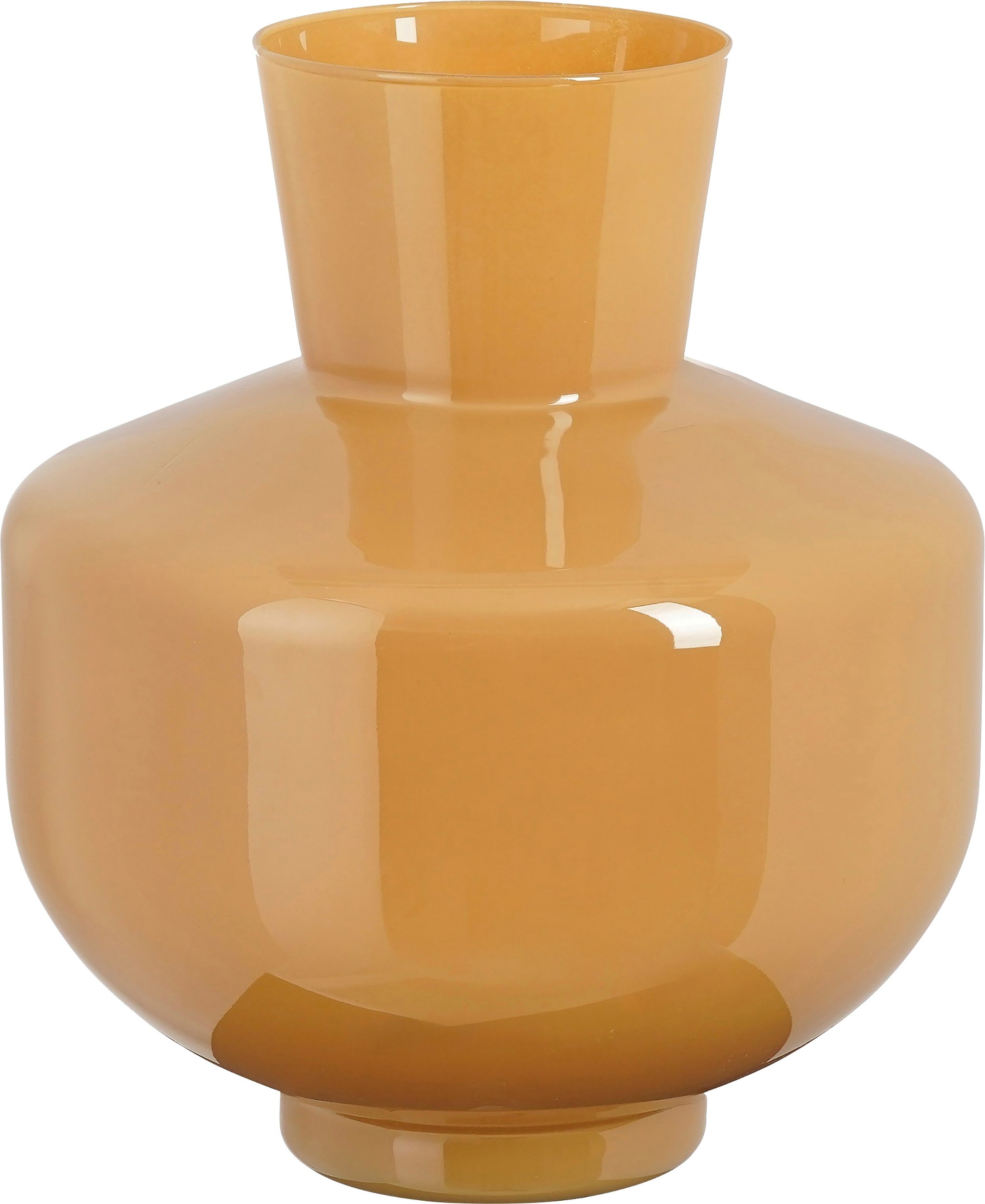 Mica Decorations Vase Judy glass 29,5 x 25 cm braun