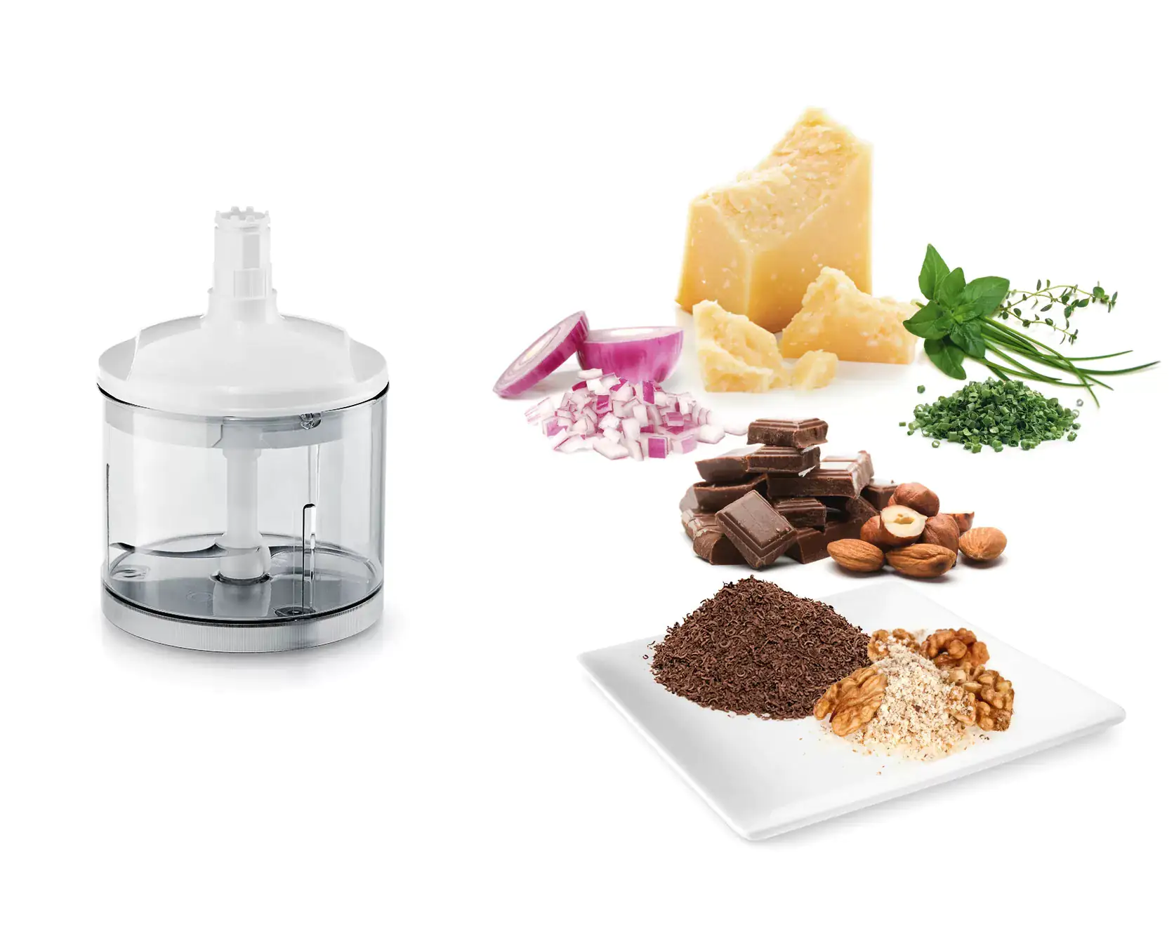 Siemens Stabmixer MQ66120 weiß-blau 600 Watt, 2 Stufen