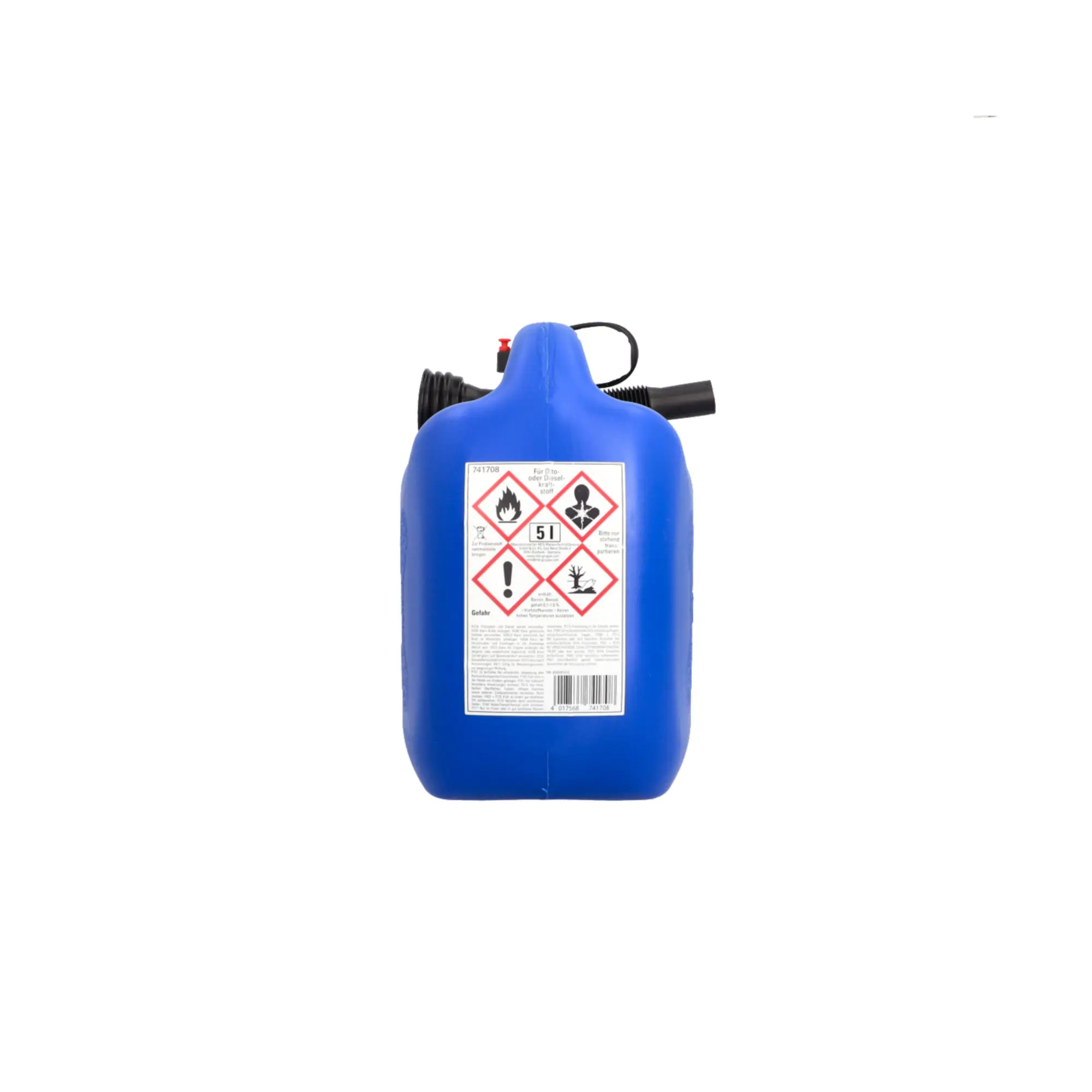 Cartrend Benzinkanister 5 Liter Kunststoff blau