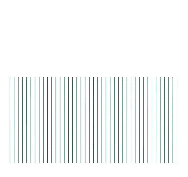 4004338642877 Alberts Doppelstab-Gittermatte 2 m 180 cm hoch Typ 6/5/6 grün