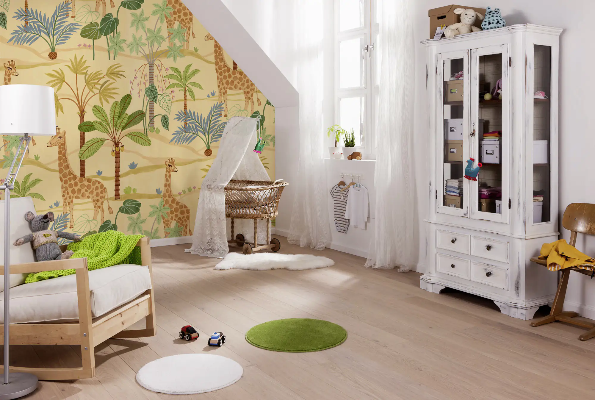 4055065390395_2865784 Komar Vlies Fototapete Giraffe Crew 400 x 280 cm