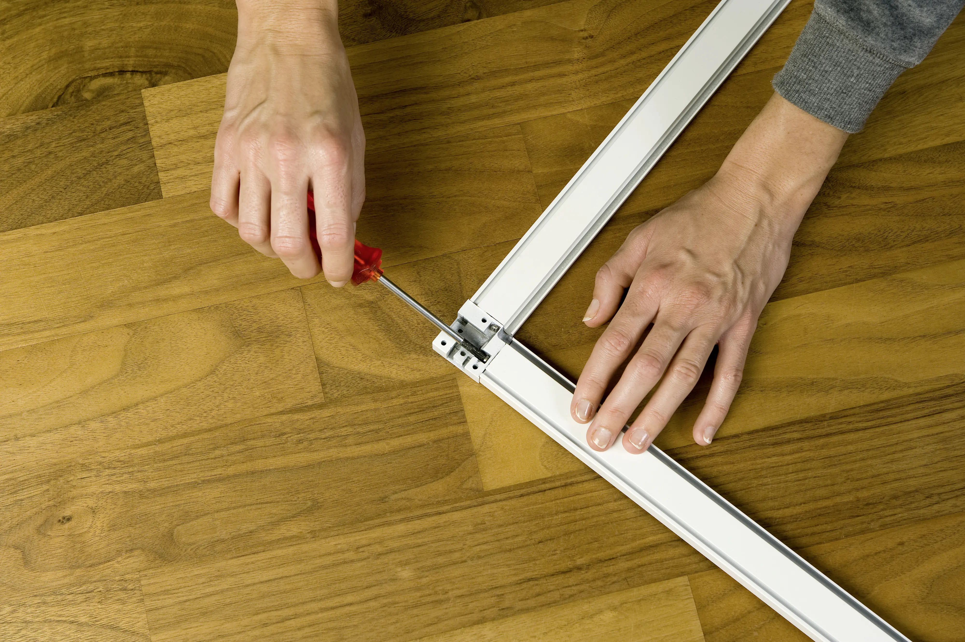 tesa Fliegenschutz-Tür COMFORT 100 x 220 cm - Aluminium weiß