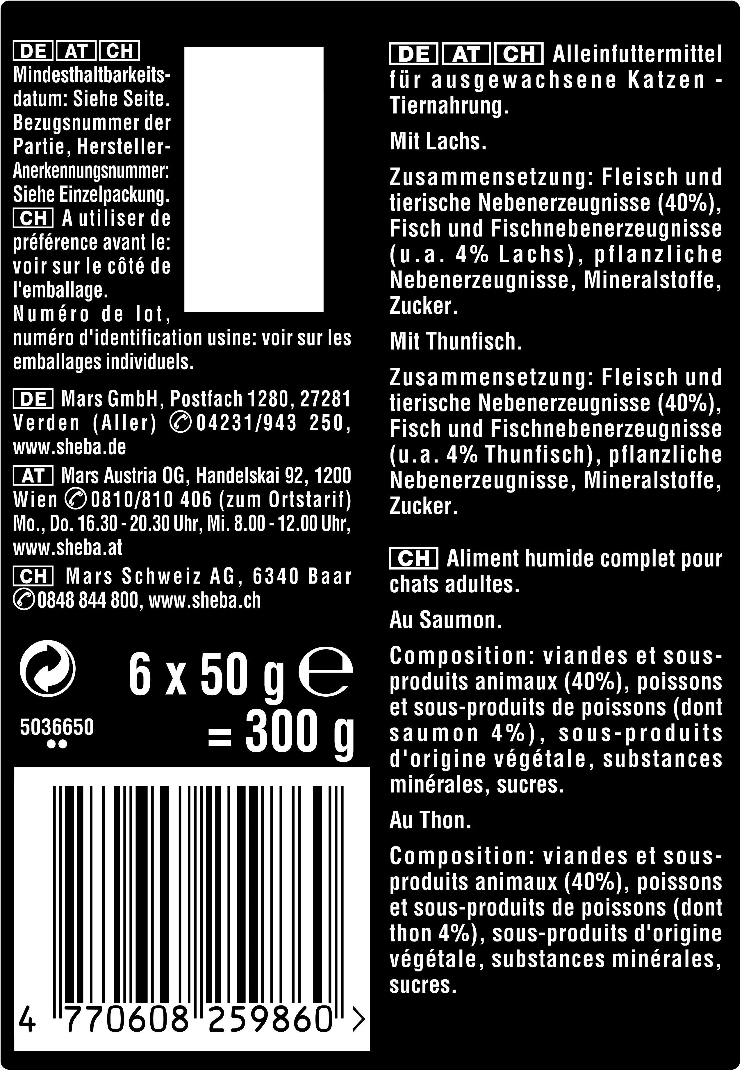 8410136207068_2563840 Sheba Schale Fine Filets mit Thunfischfilets 80 g