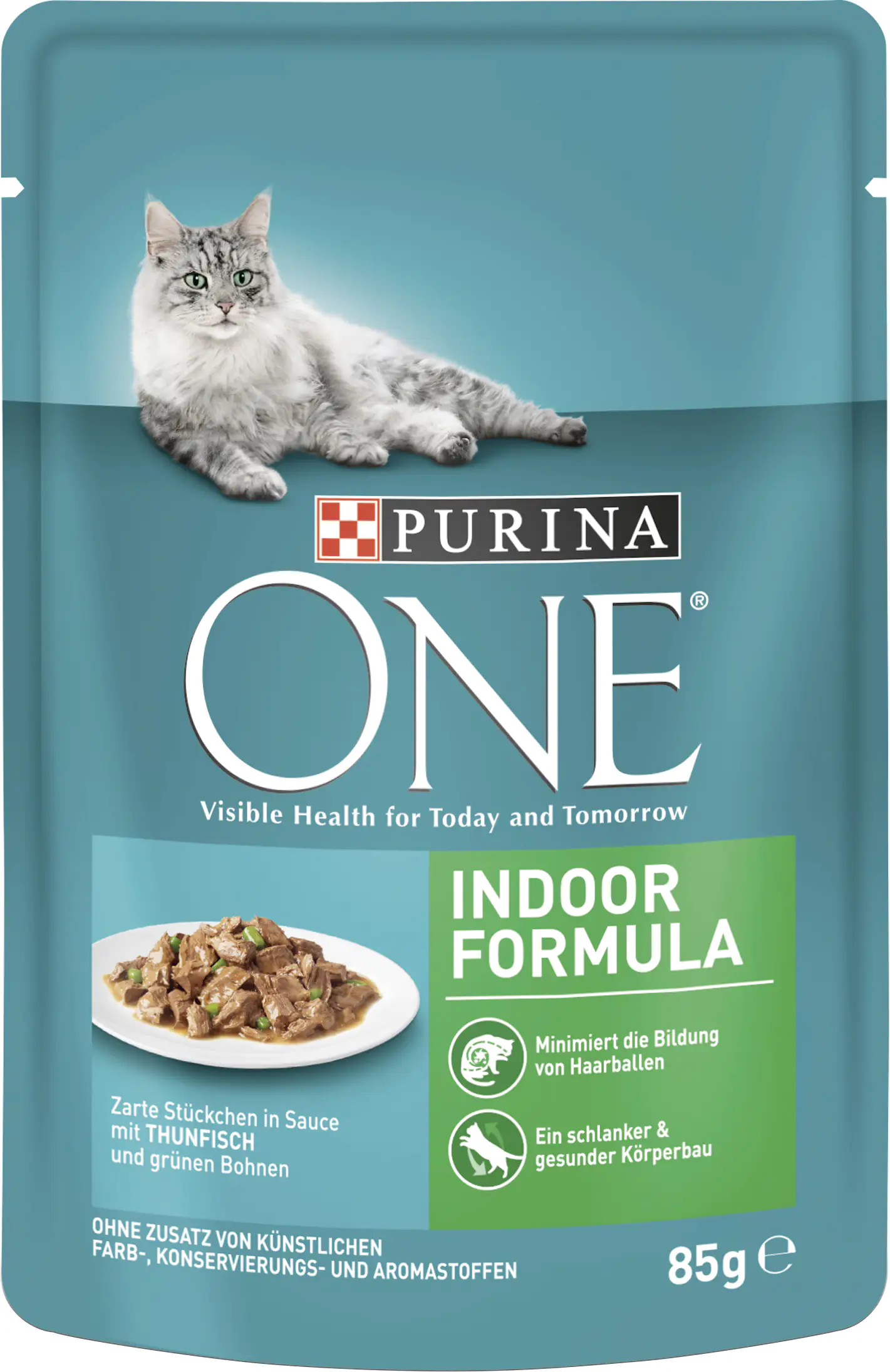 Purina ONE Indoor Thunf. Katzennassfutter 85 g