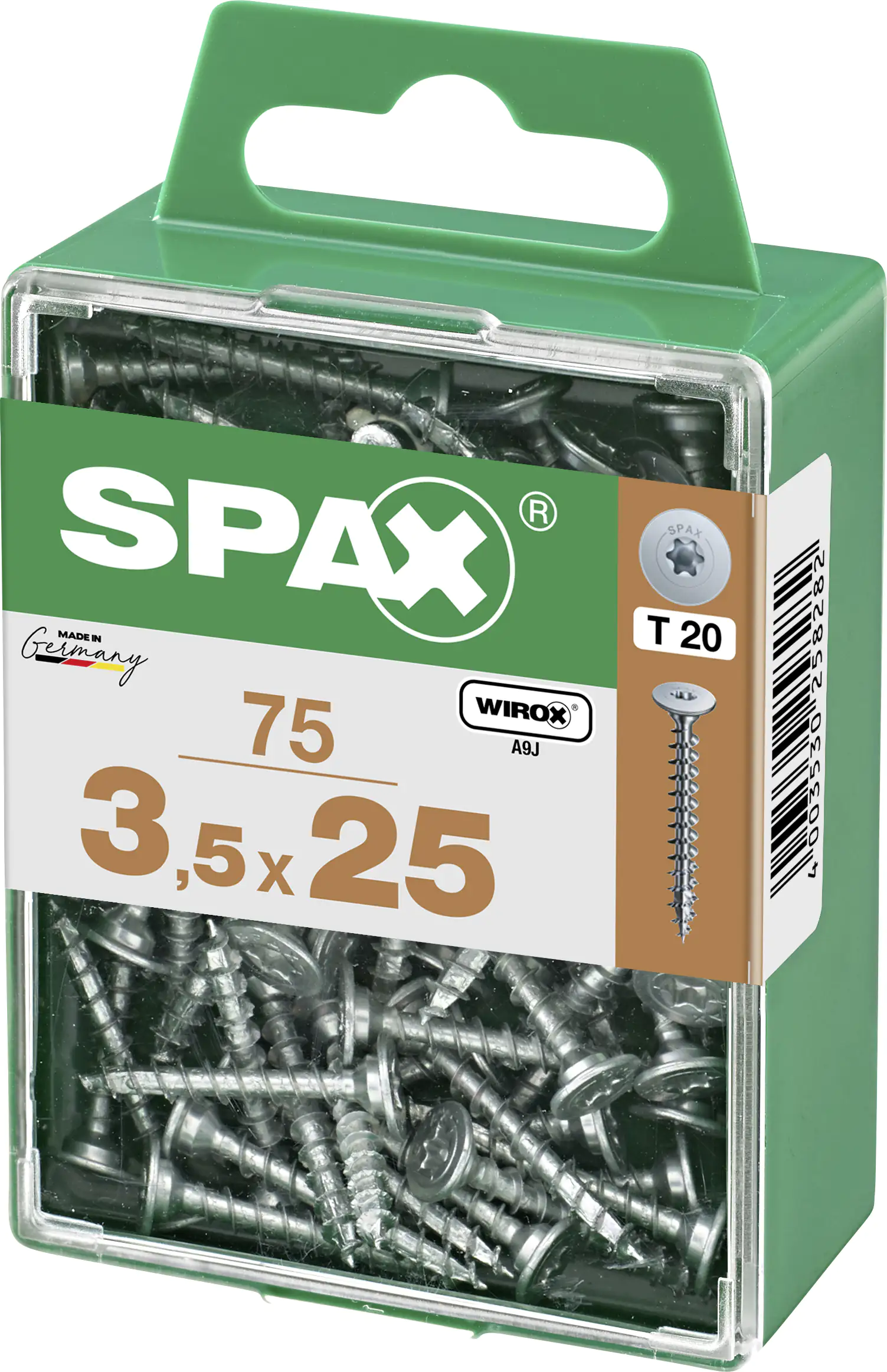 Spax Möbelbauschrauben 3.5 x 25 mm TX 20 - 75 Stk.