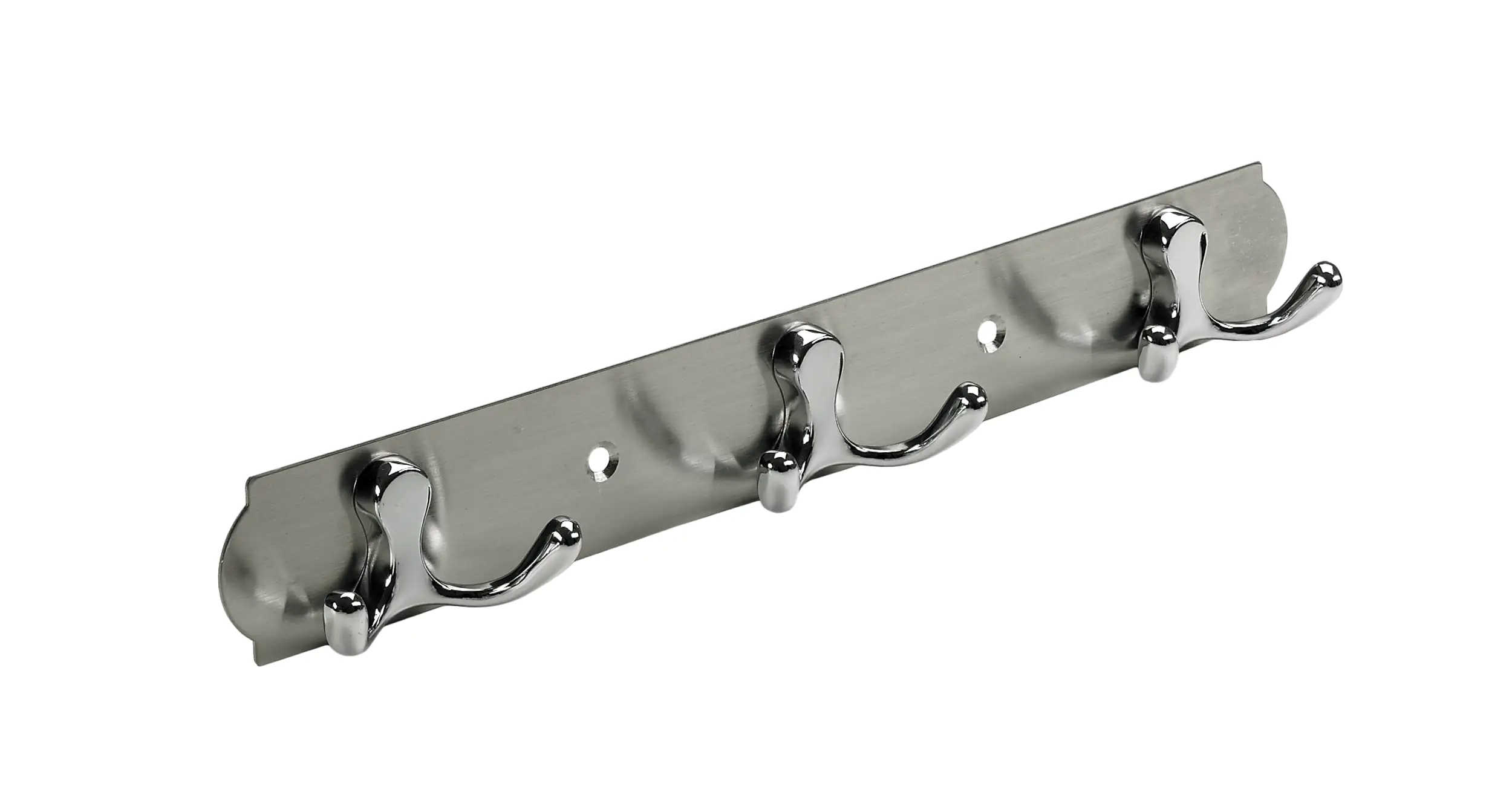 Hettich Garderobenleiste 3 Haken 28,0 x 3,8 x 3,3 cm silber