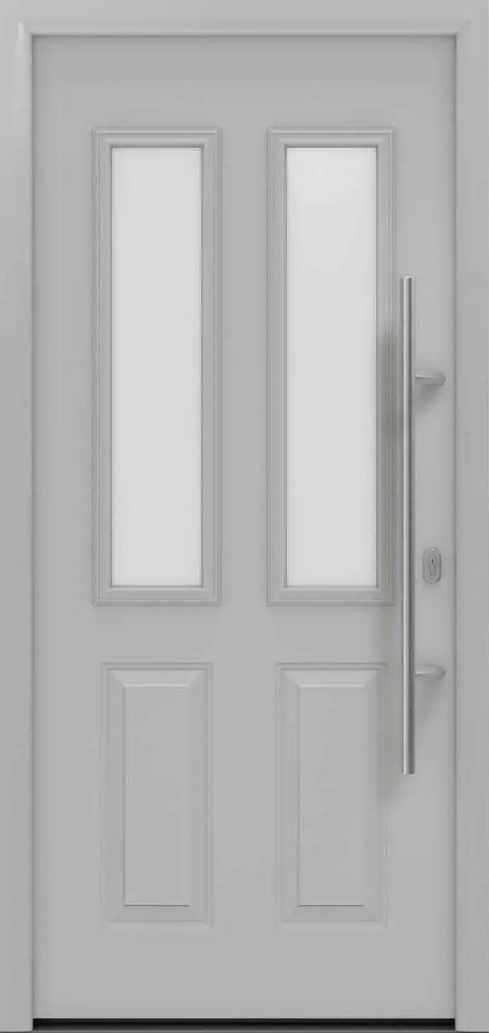 EcoStar Haustür ISOPRO IP 410S weißaluminium 110 x 210 cm